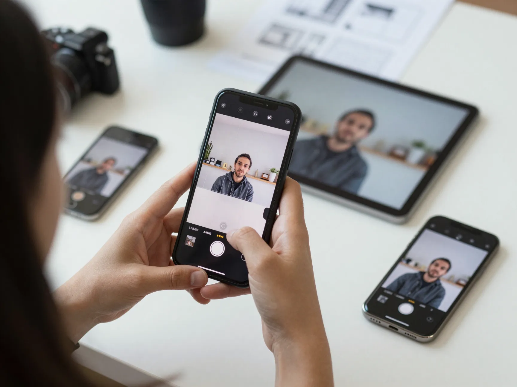 Compose with grids multiple angles and generous b roll