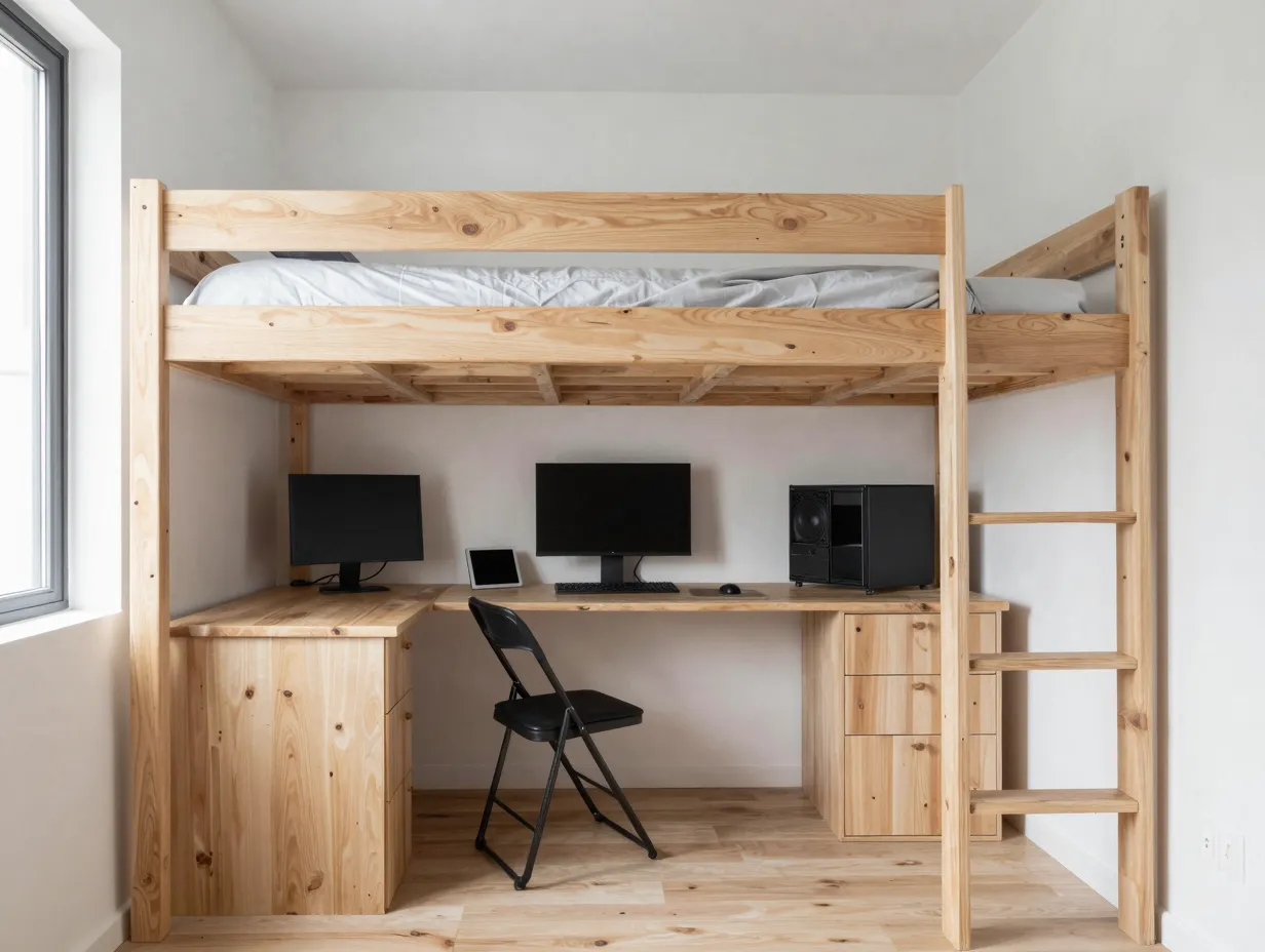 Choose multi purpose space efficient furniture