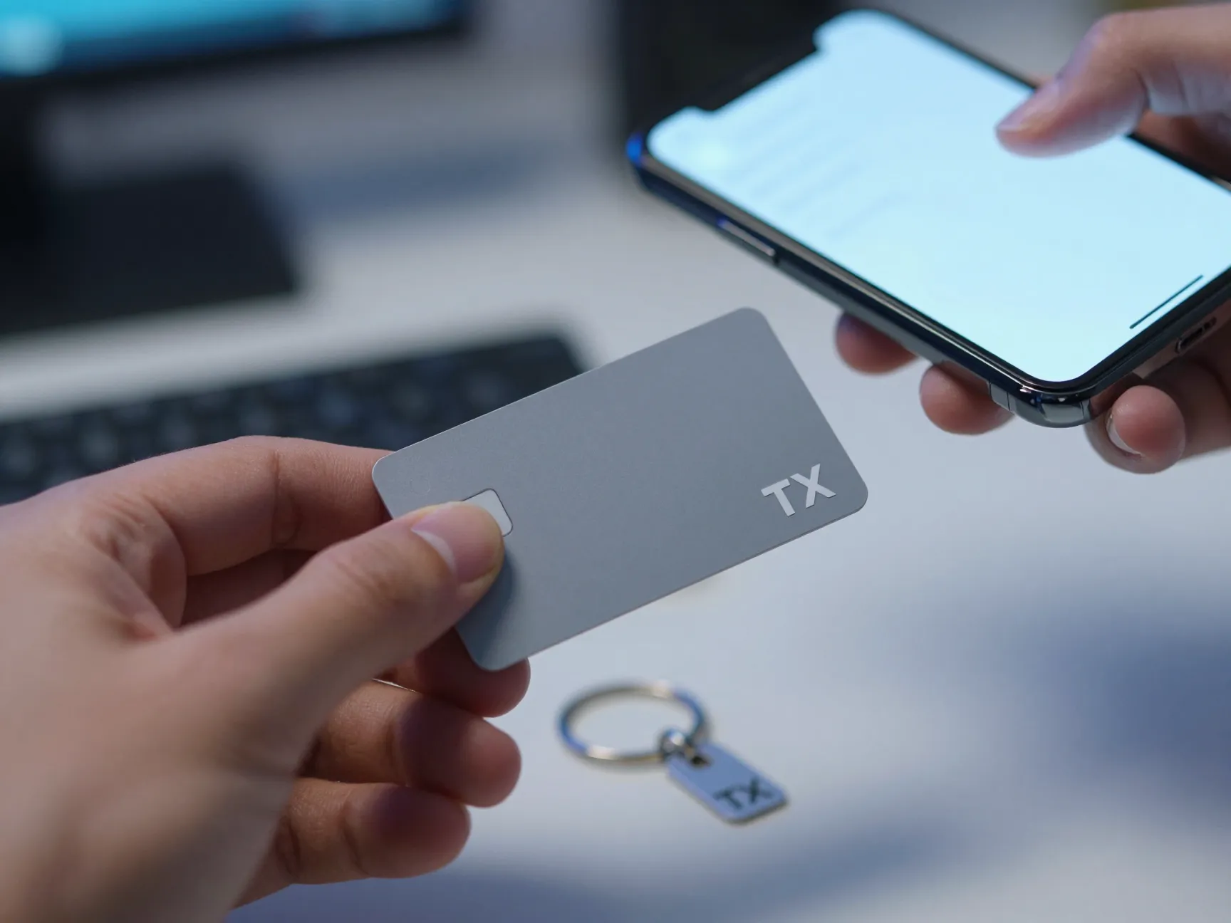 Nfc enabled smart card or custom keychain