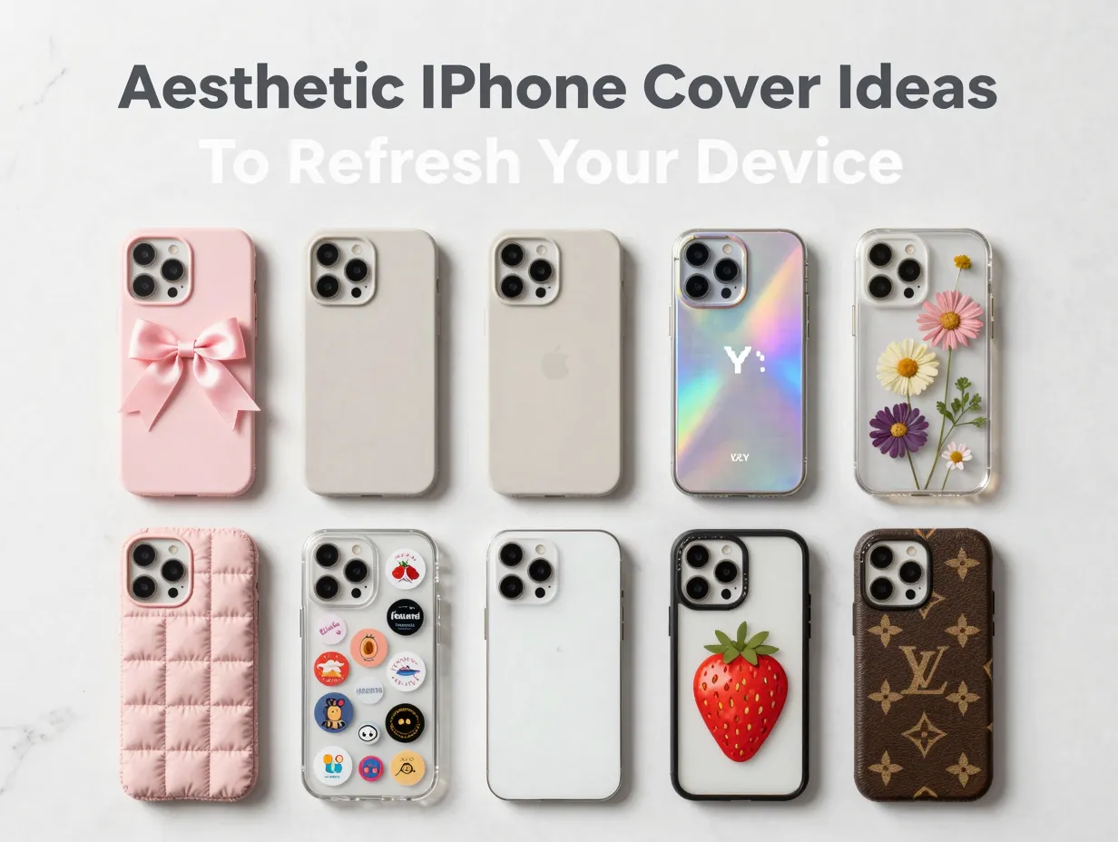 Aesthetic iphone cover ideas to refresh your device