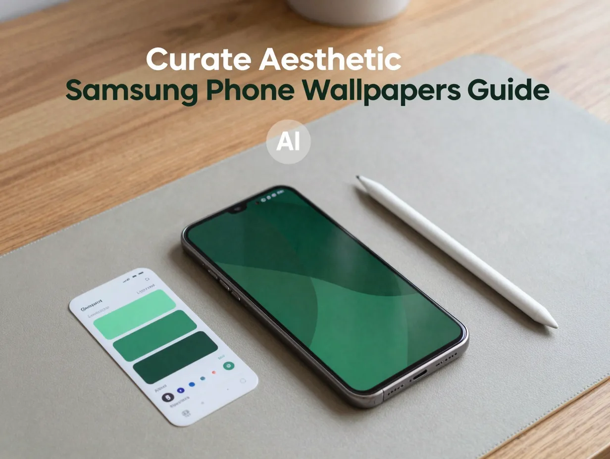 Curate aesthetic samsung phone wallpapers guide