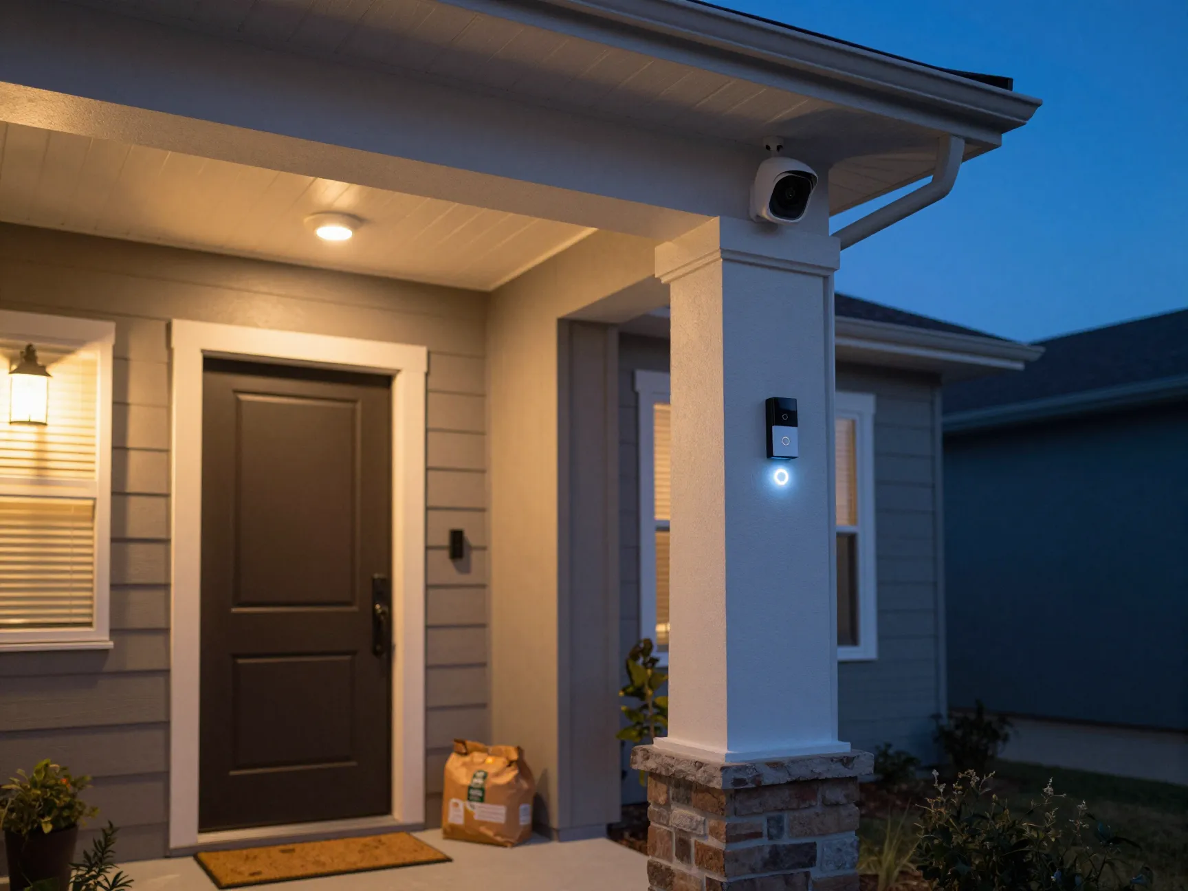 Smart security camera and video doorbell