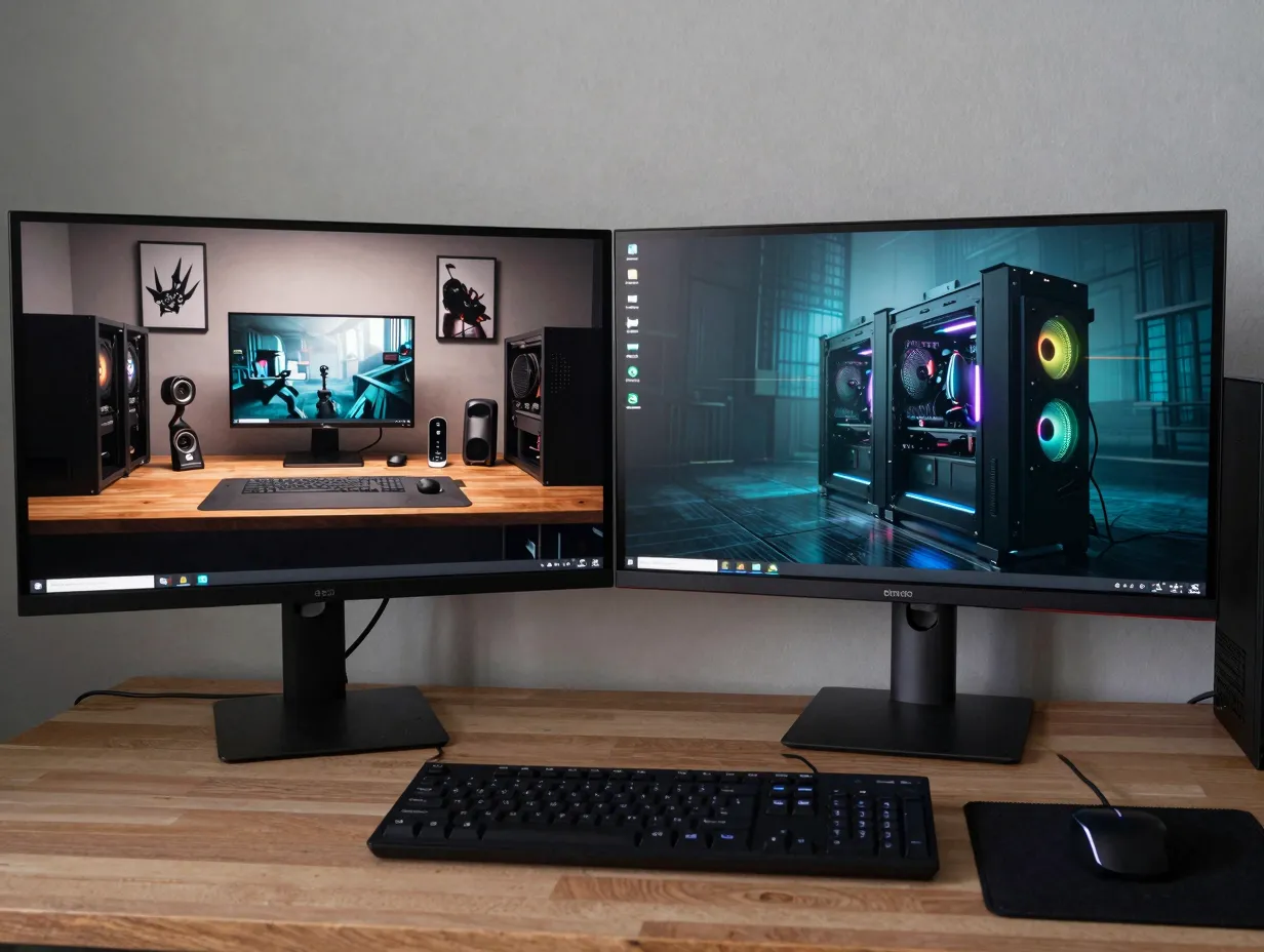 Wallpapercaves gaming pc setup and 4k gaming setup categories