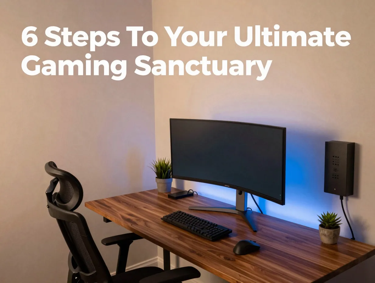 6 steps to your ultimate gaming sanctuary