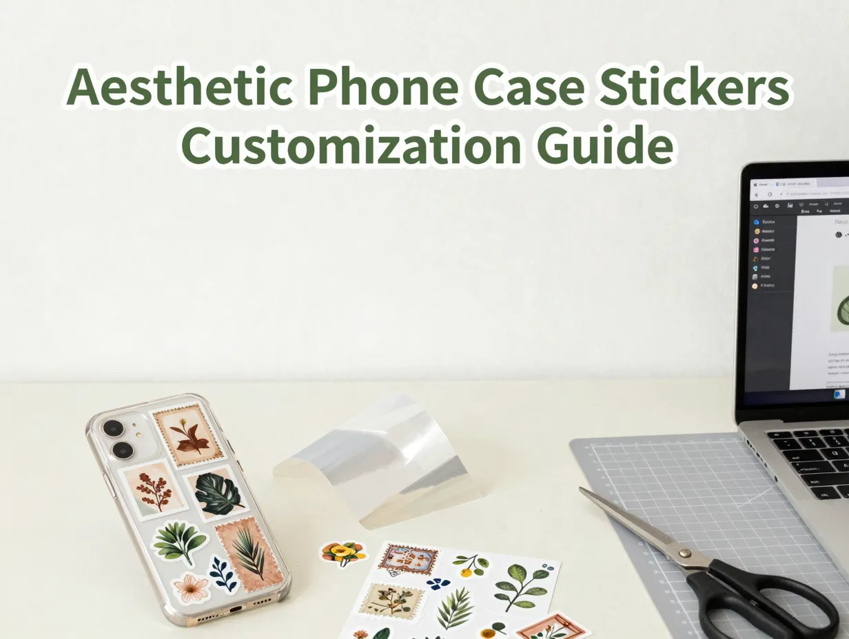 Aesthetic phone case stickers customization guide