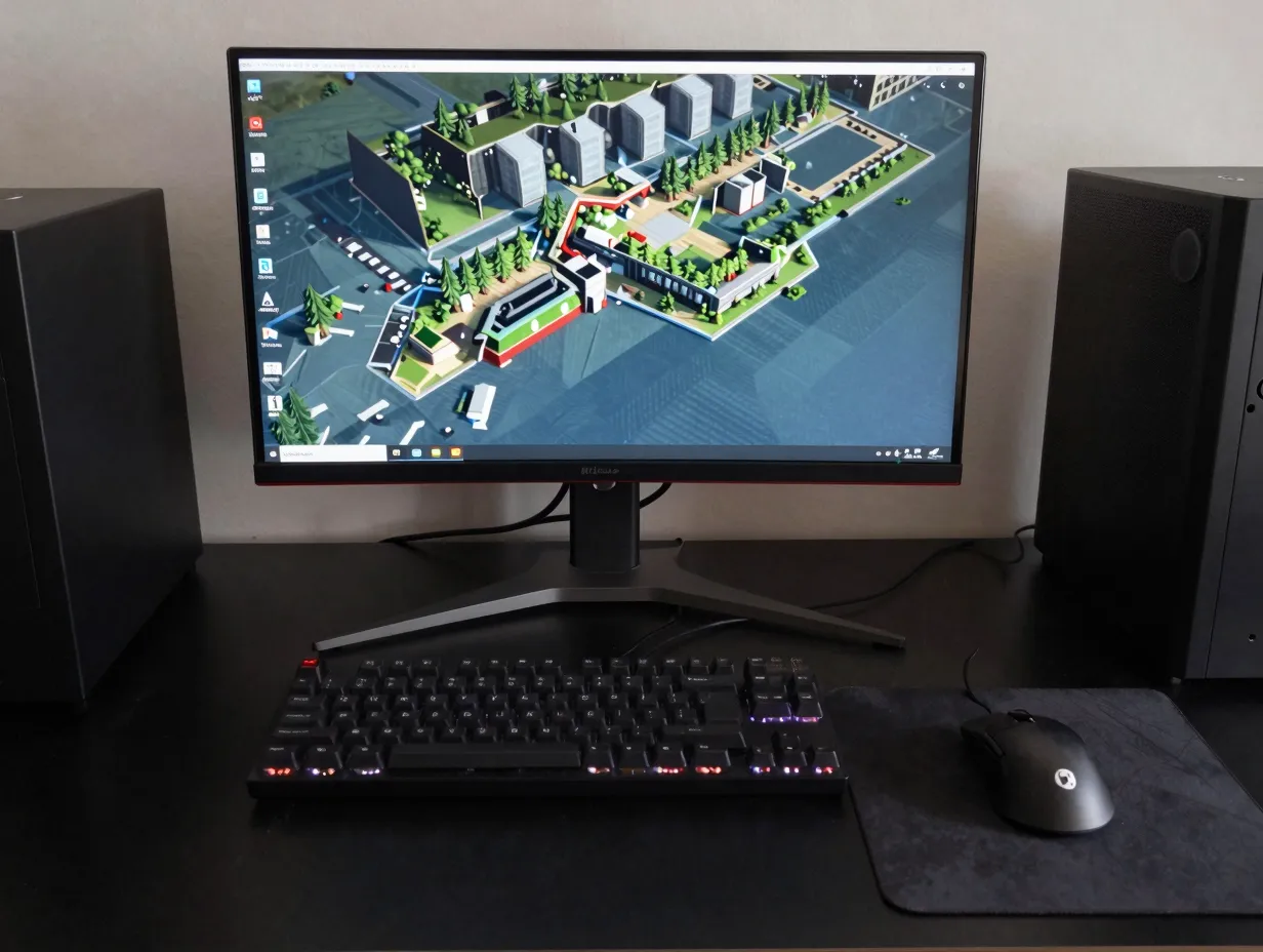Position your monitor and prioritize core gaming hardware