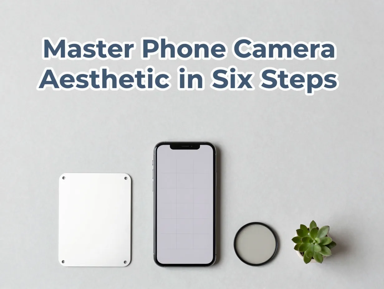 Master phone camera aesthetic in six steps