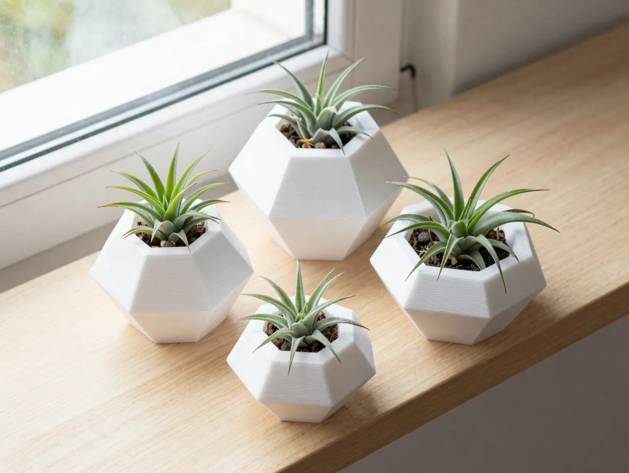 Geometric air plant holder