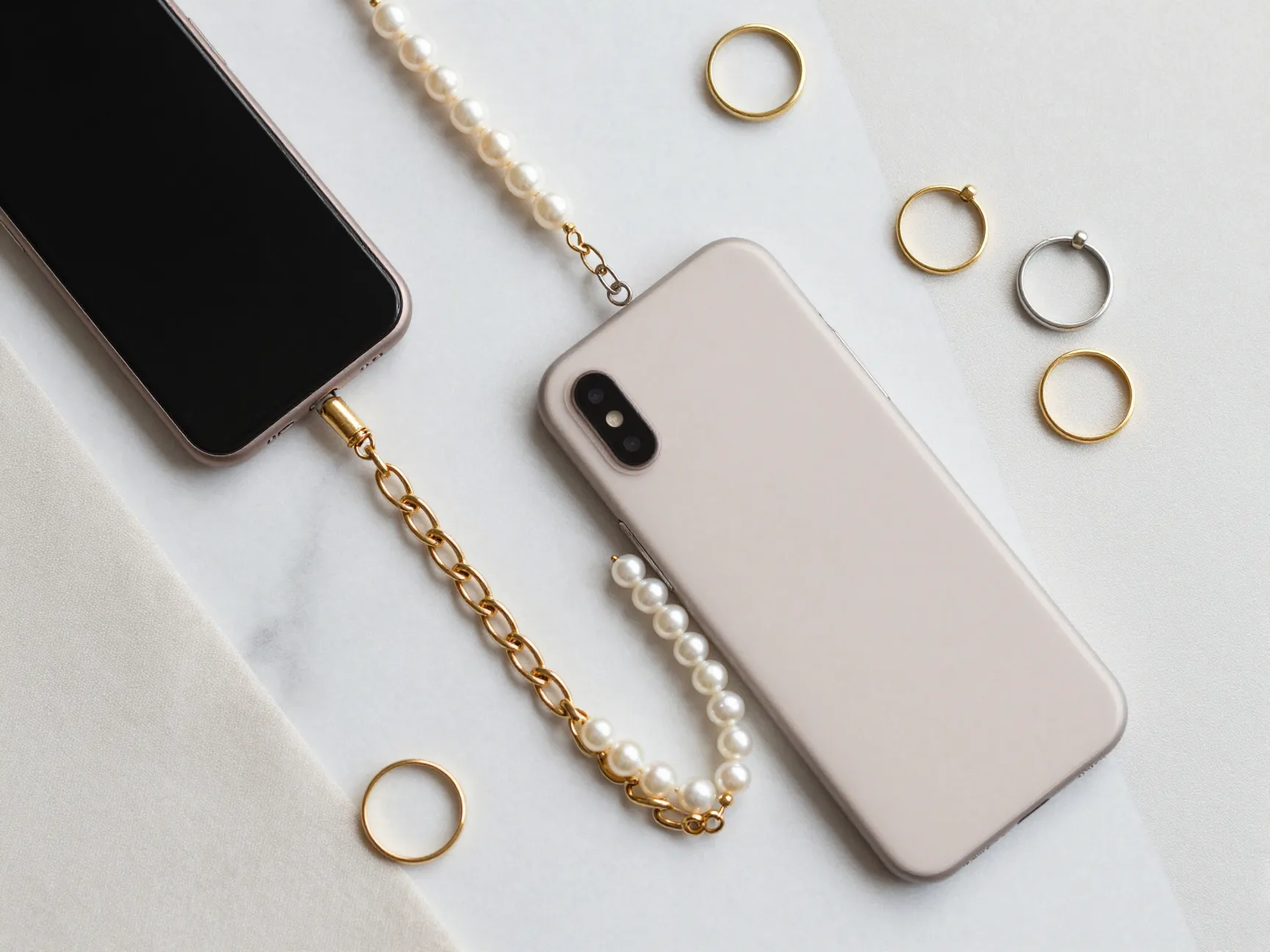 Pearl phone straps