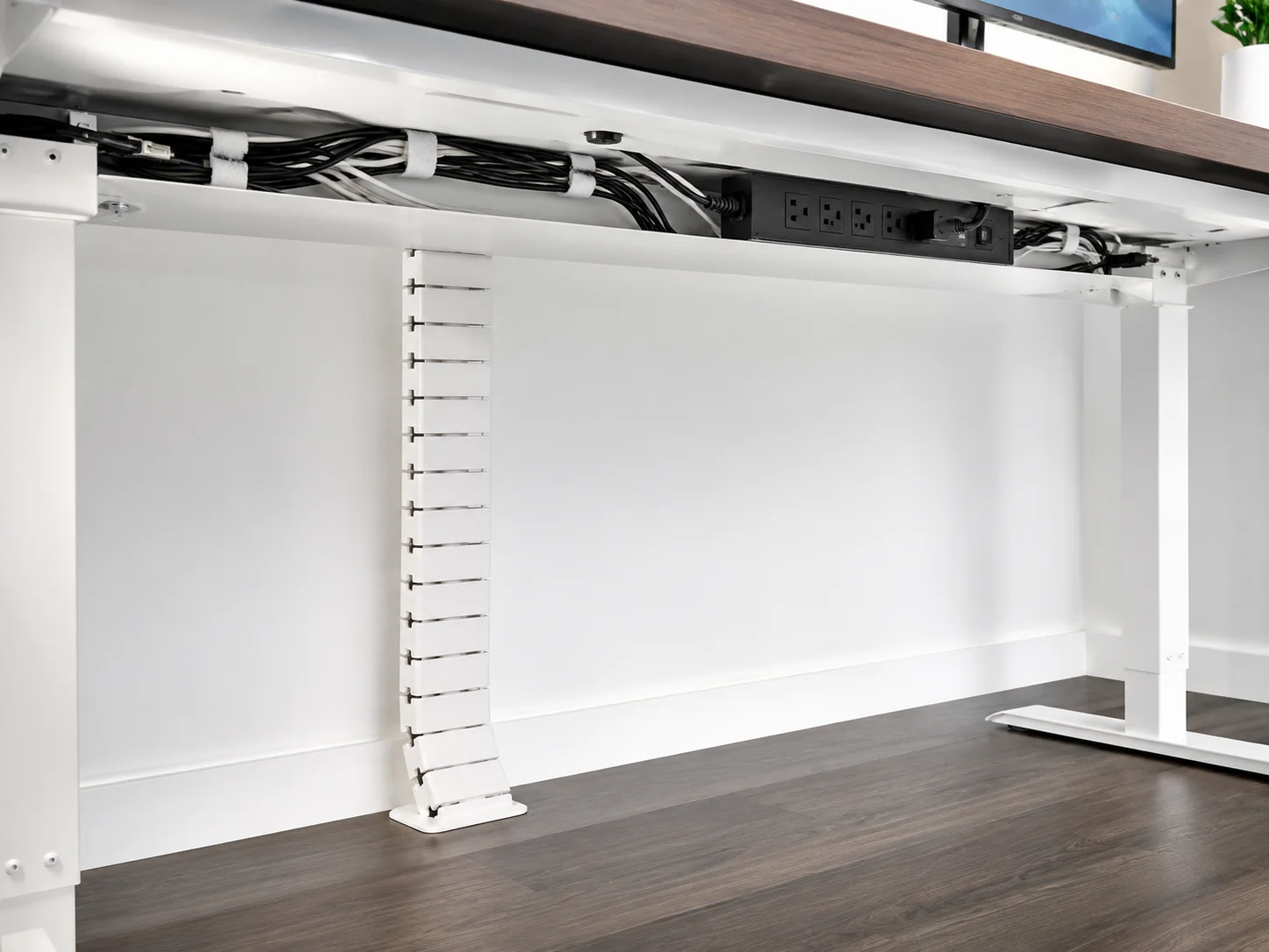 Prioritize cable management as both an aesthetic and functional pillar