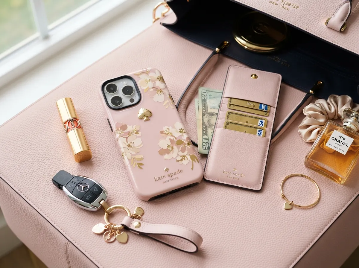 Kate spade pink iphone 15 case