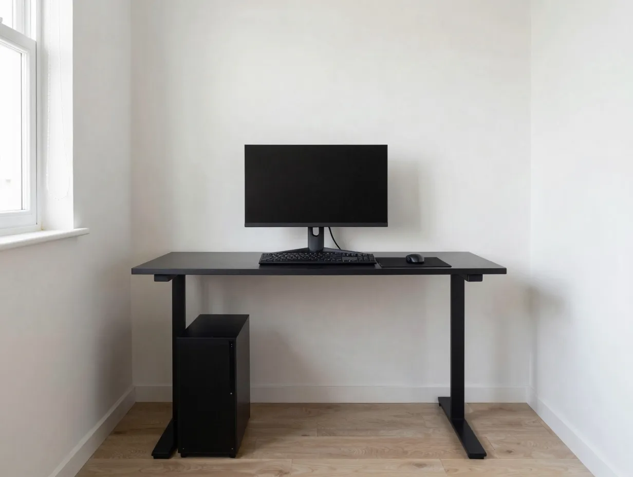 Match desk and furniture proportions to the room not just the pc