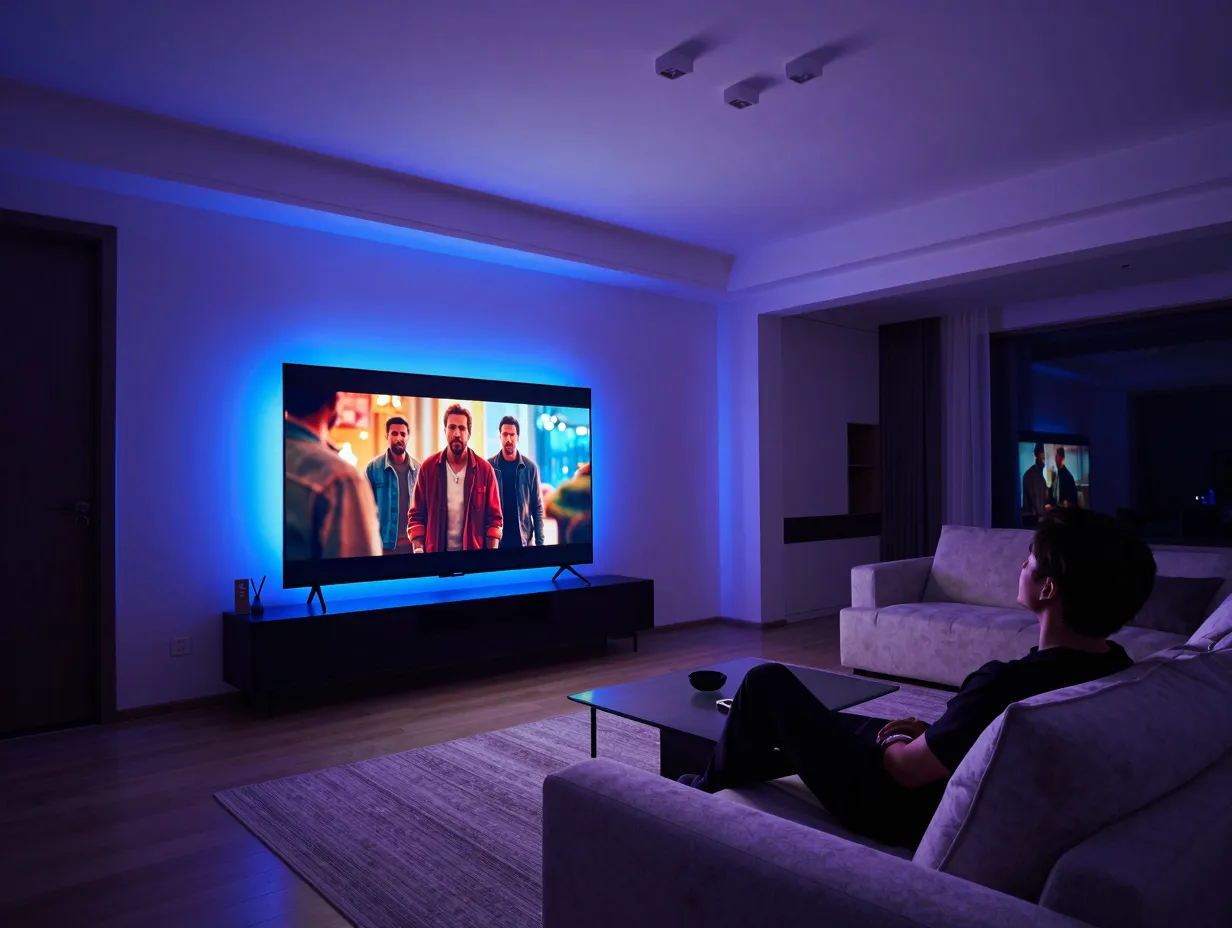 Automate lighting for mood media and ambient response
