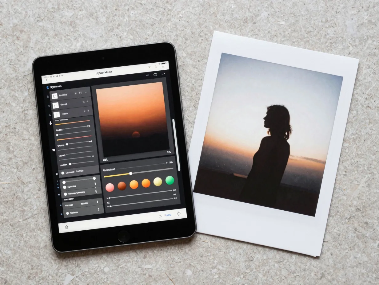 Edit subtly exposure color hsl and fine grain for a cohesive look