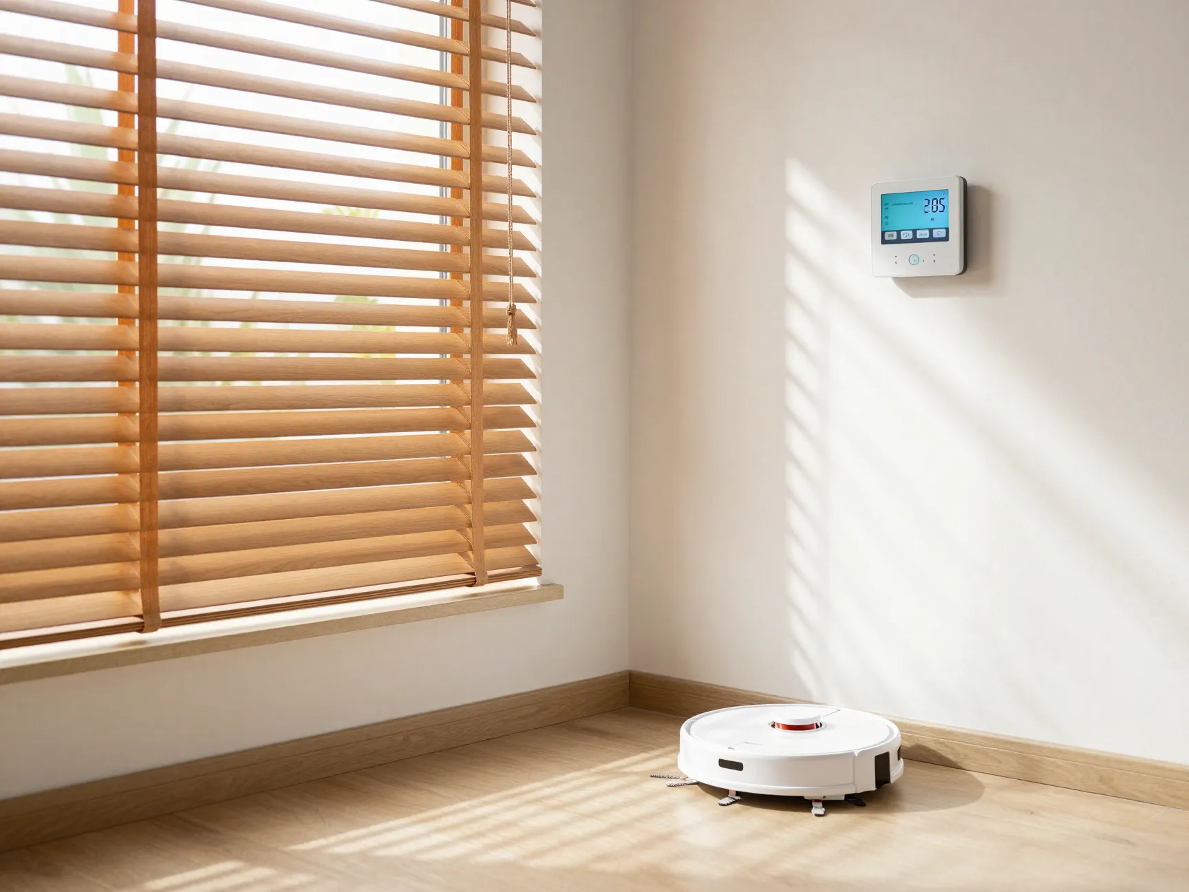 Combine automated shading robot cleaners and energy routines into a unified system