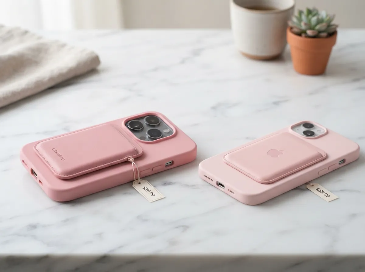 Ornarto magsafe liquid silicone case pink
