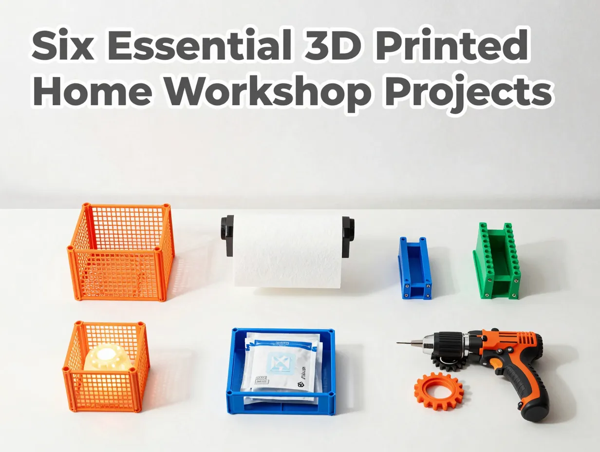 Six essential 3d printed home workshop projects