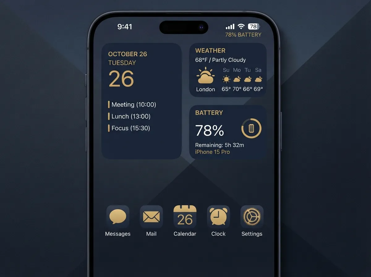 3 build a consistent widget layout
