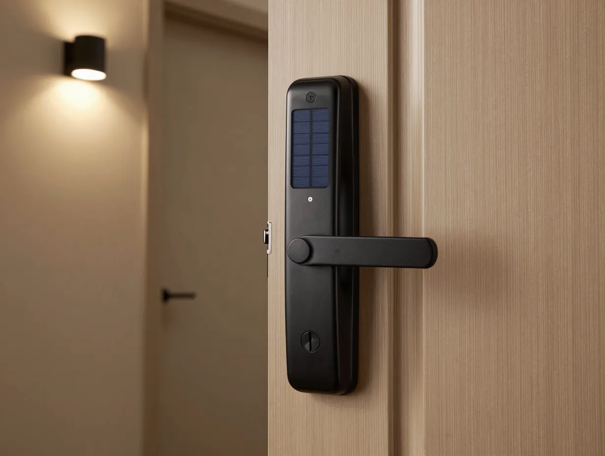 8 wireless optically charged smart locks