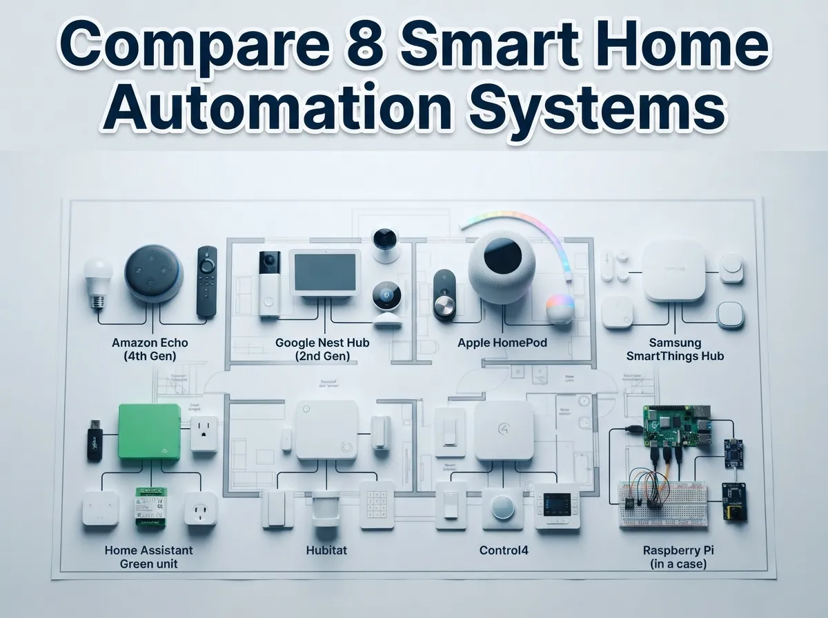 Compare 8 smart home automation systems