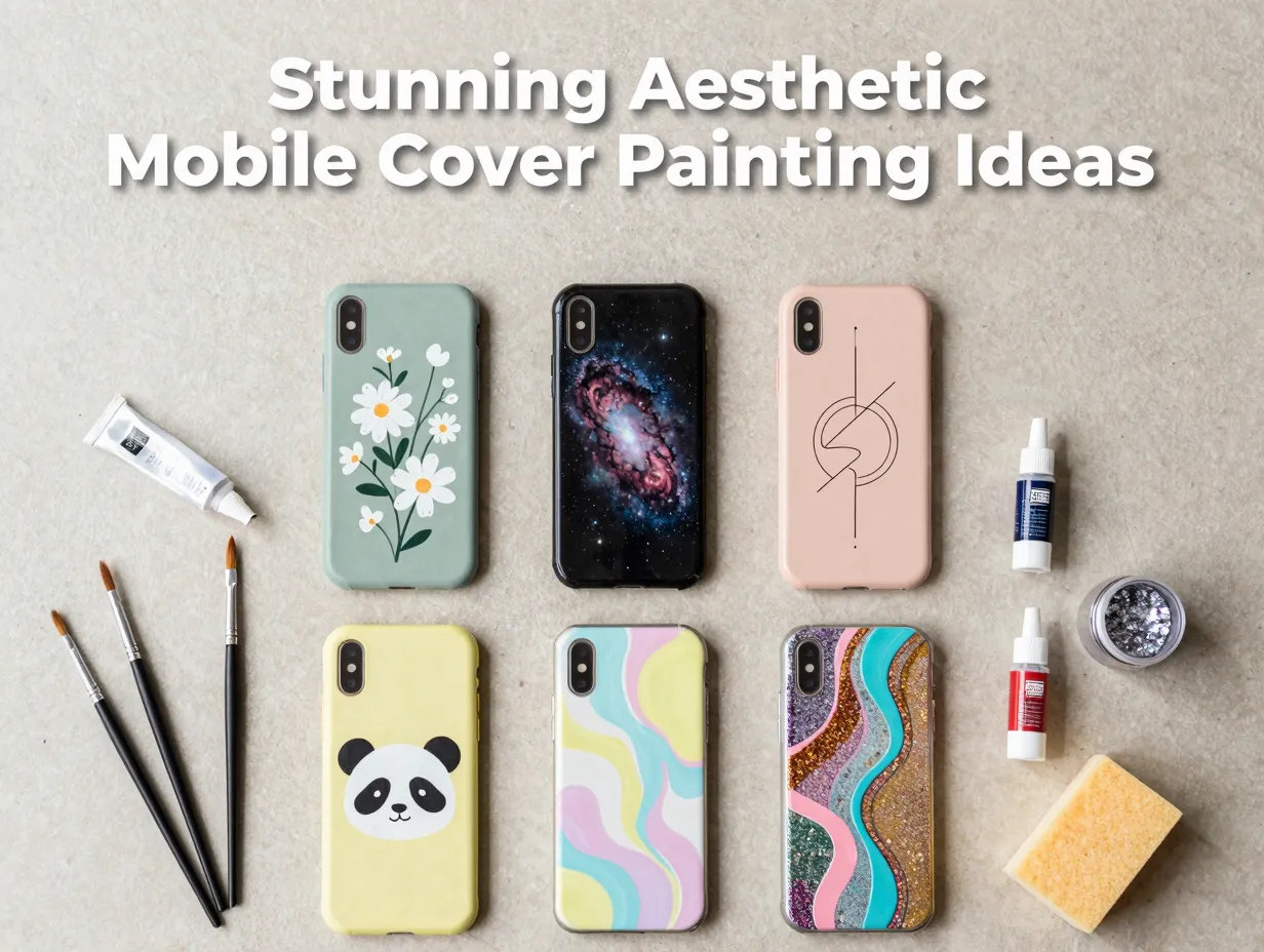 Stunning aesthetic mobile cover painting ideas