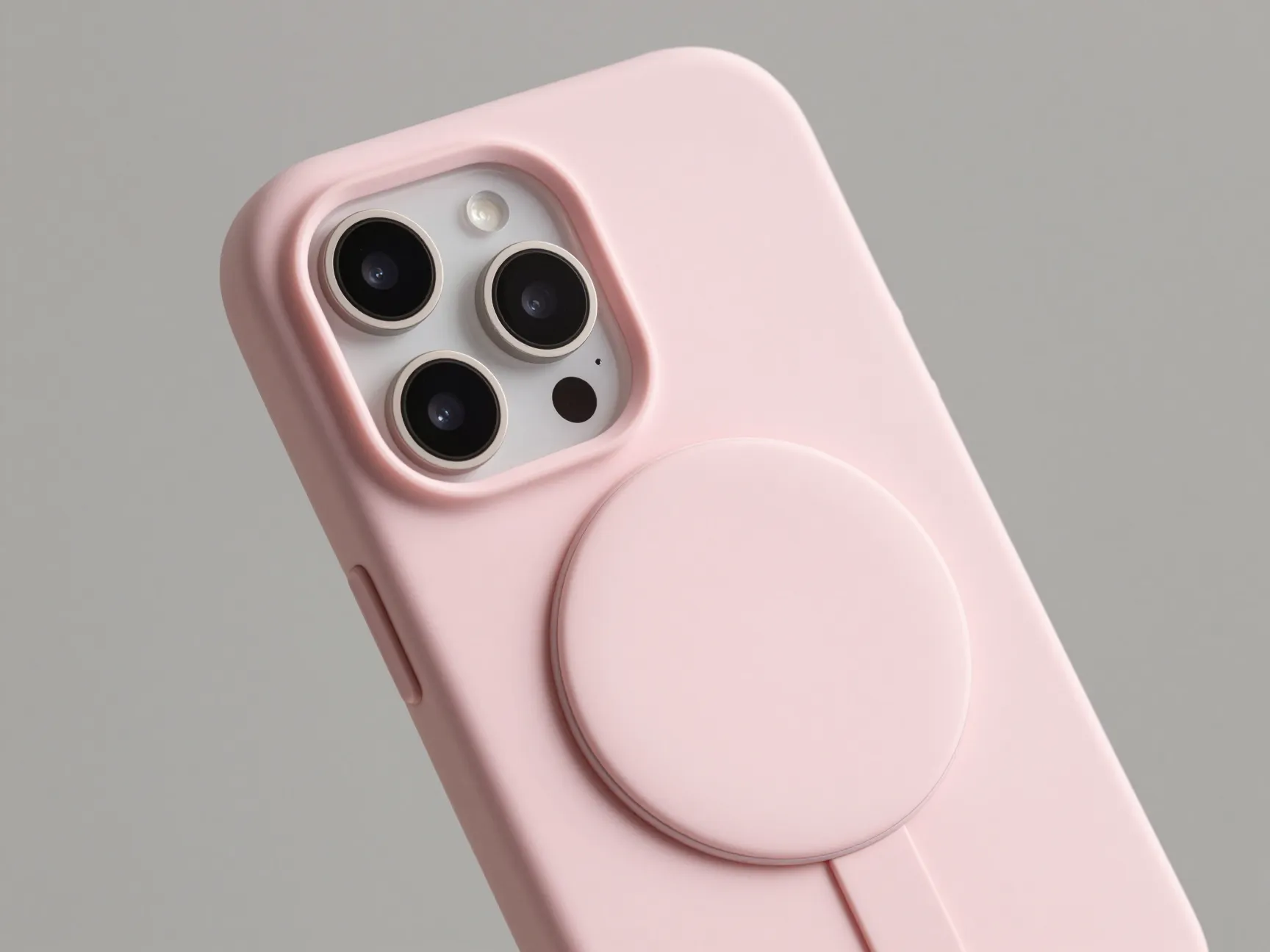 Apple light pink silicone case with magsafe