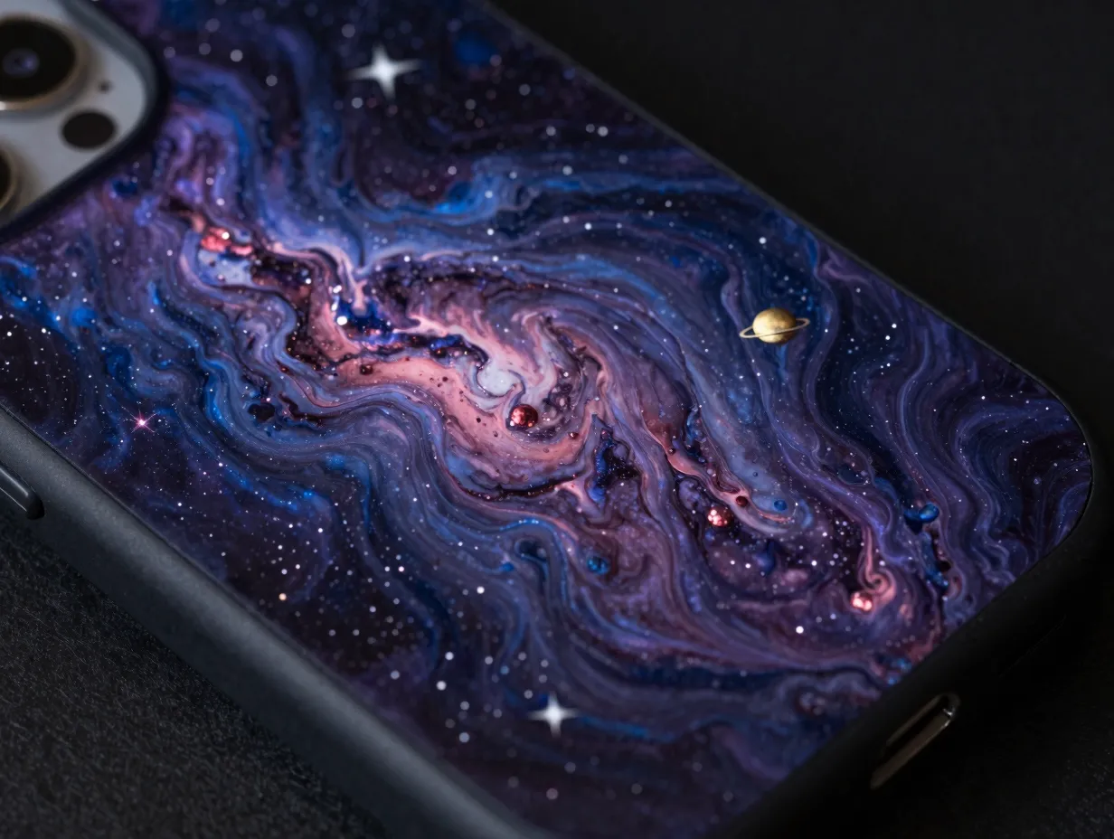 Galaxy and spacecore nebula art