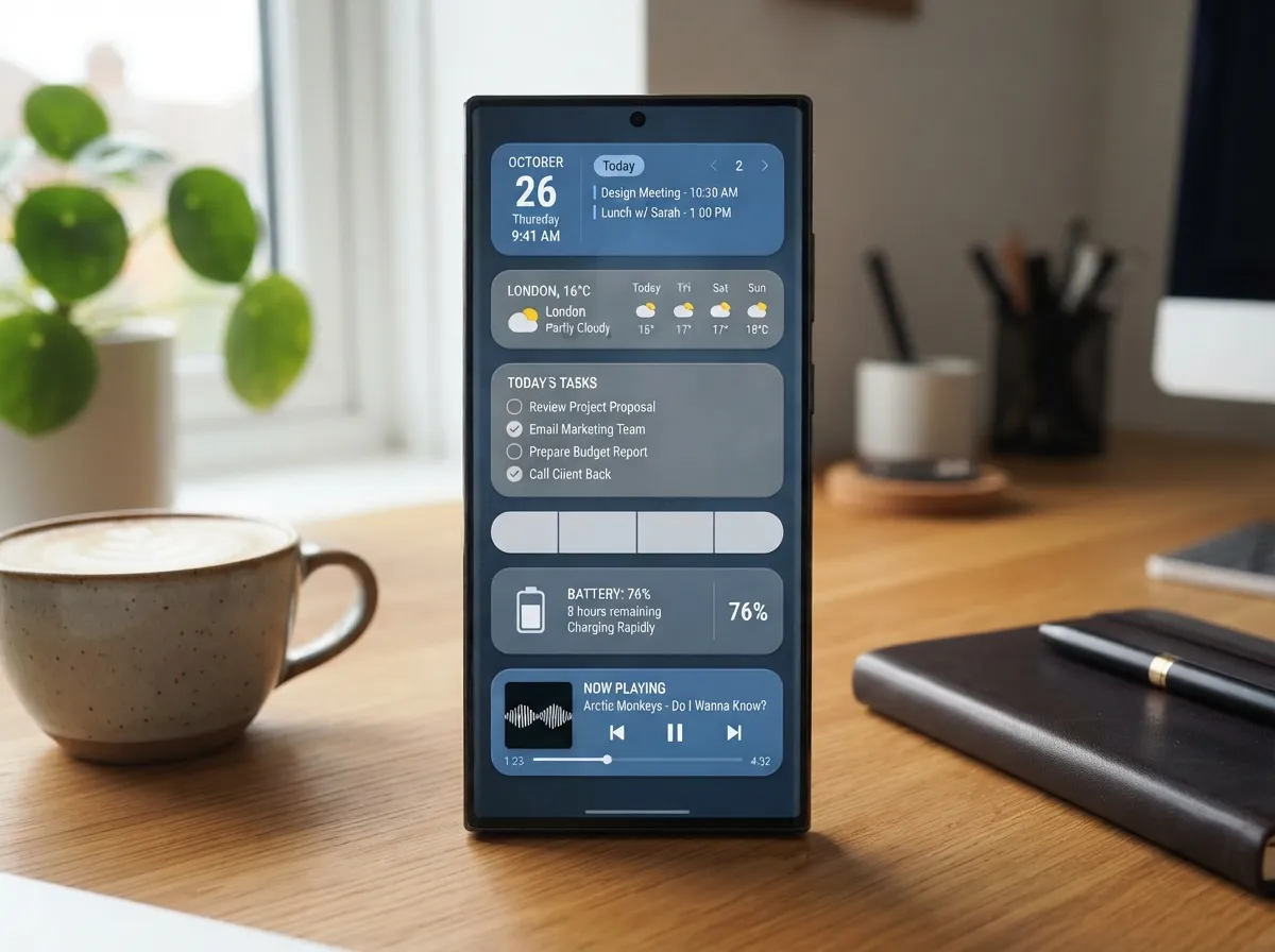 The widget heavy information hub