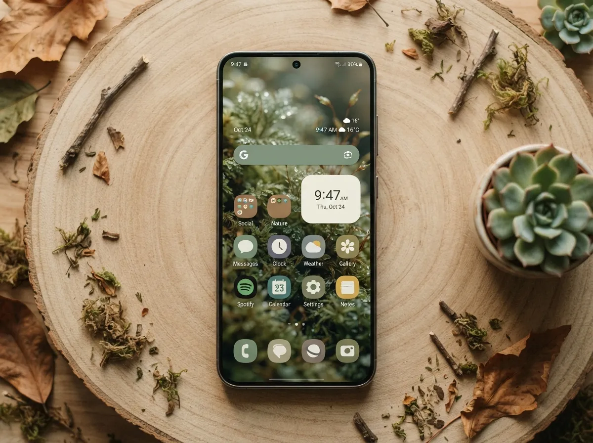 The nature and botanical aesthetic