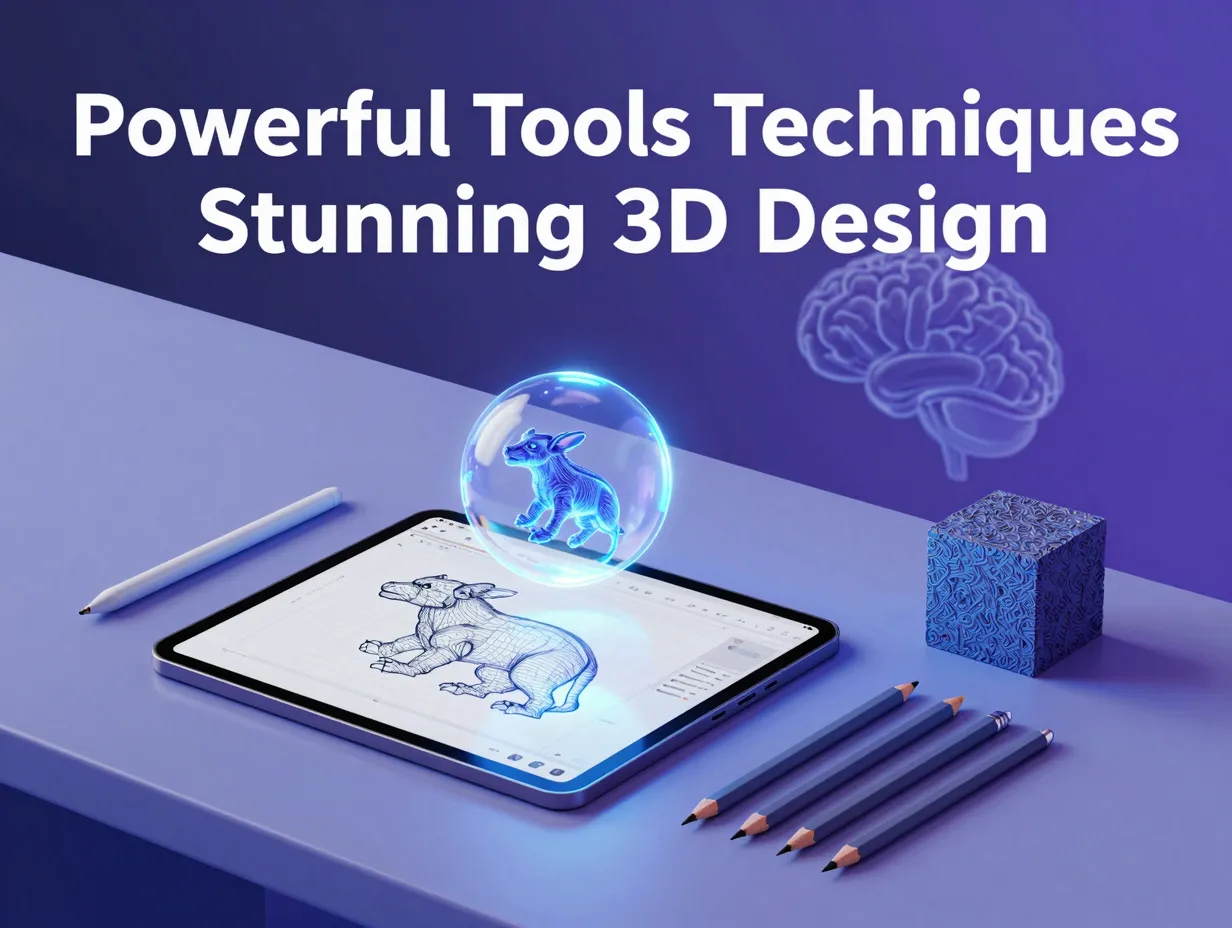 Powerful tools techniques stunning 3d design