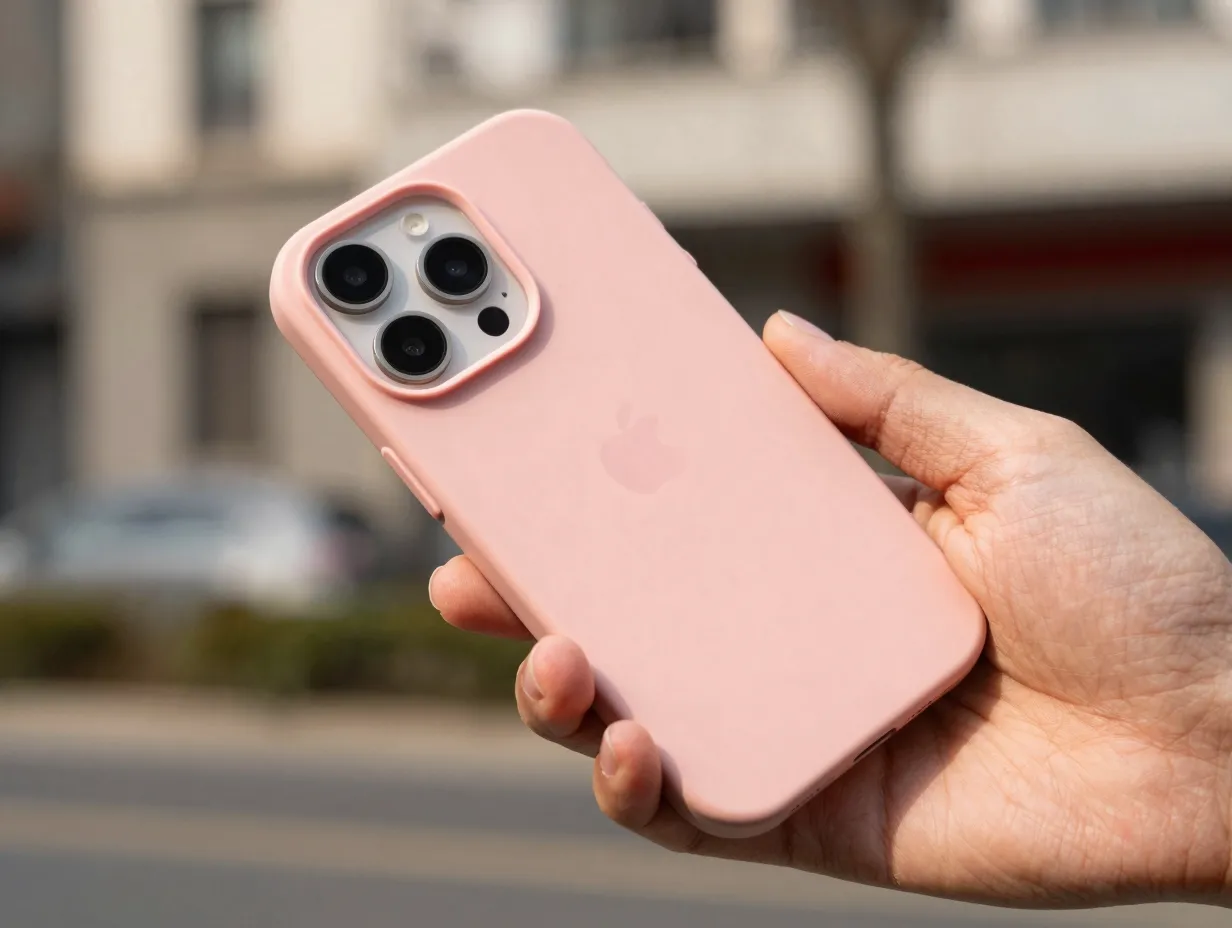 2 beats iphone 16 pro case with magsafe in sunrise pink