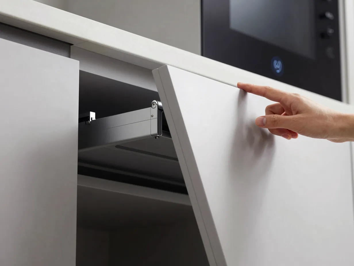 Iot enabled servo driven cabinet doors