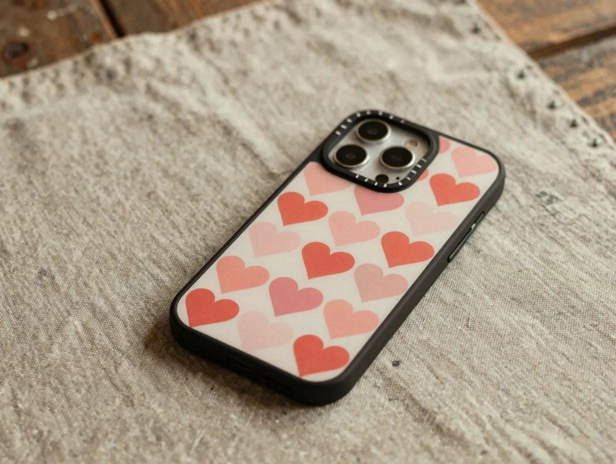 3 casetify 70s hearts case