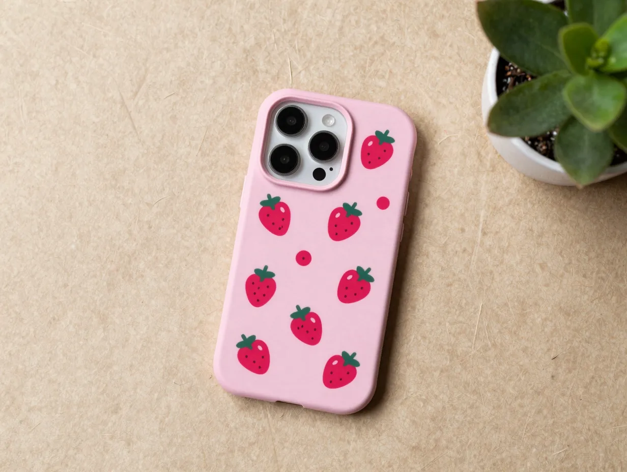 3 pela summer berries eco friendly iphone 16 pro case