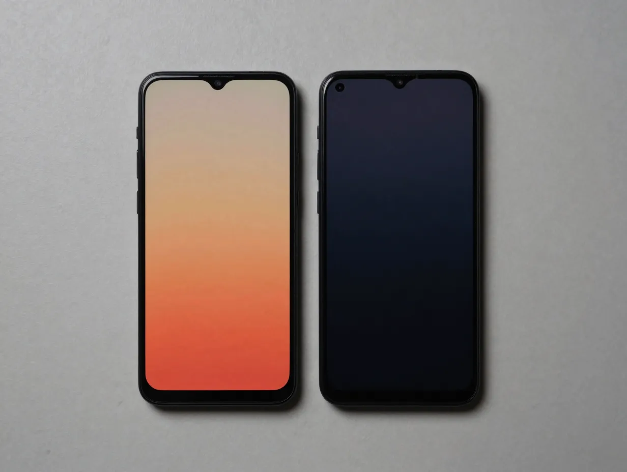 Minimalist flat color and gradient wallpapers