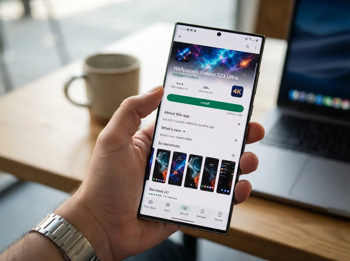 Google play store apps dedicated s23 ultra wallpaper applications