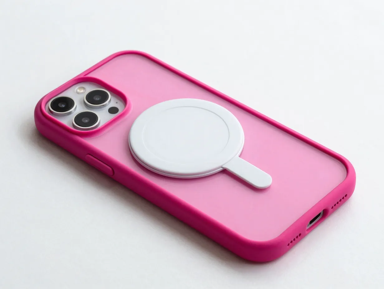 8 bentoben magsafe compatible translucent hot pink case