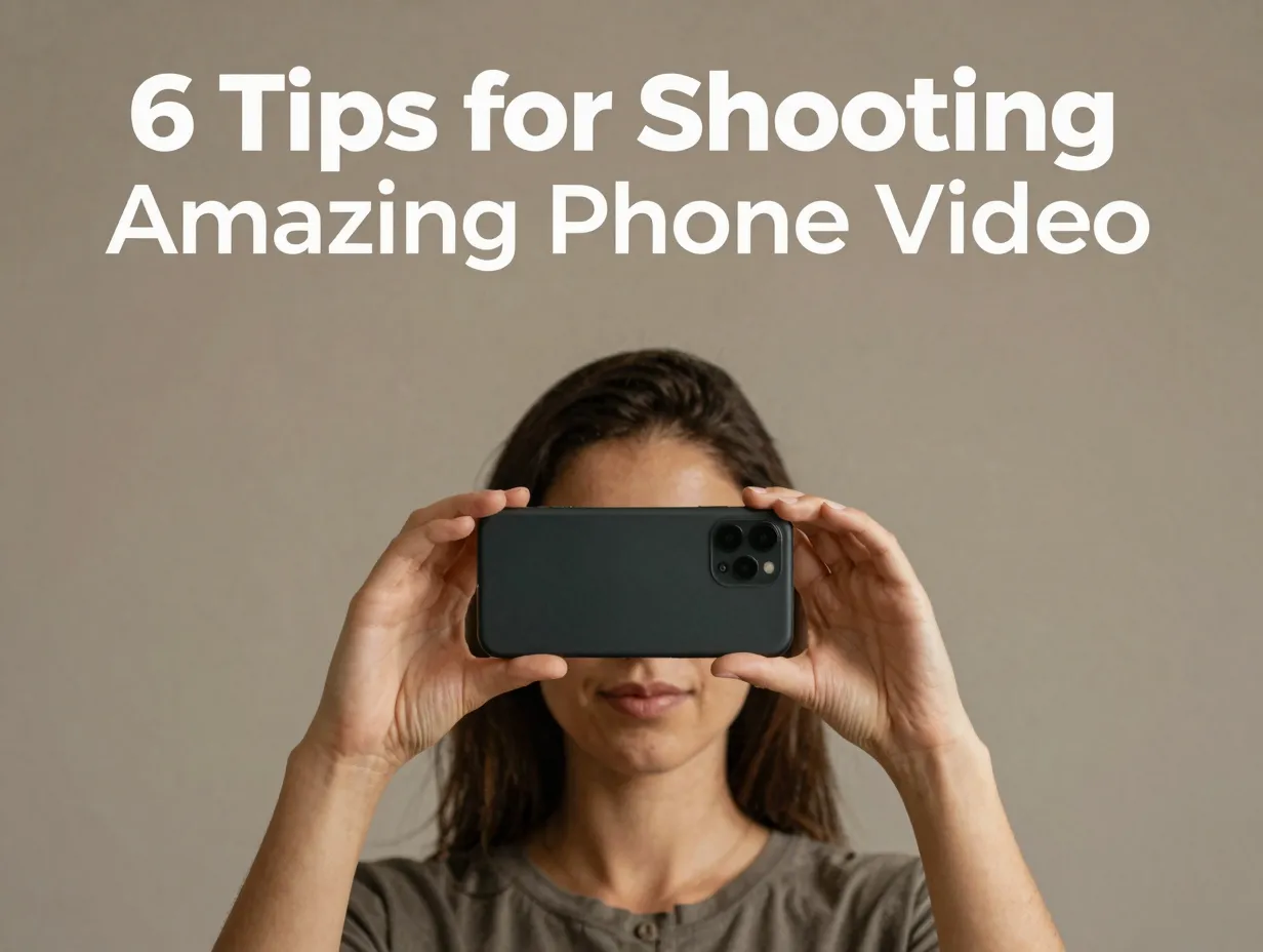 6 tips for shooting amazing phone video