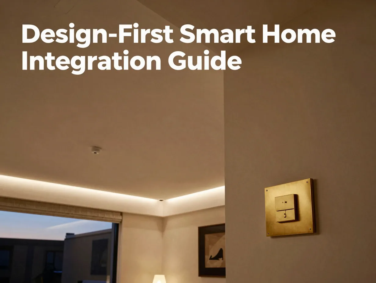 Design first smart home integration guide