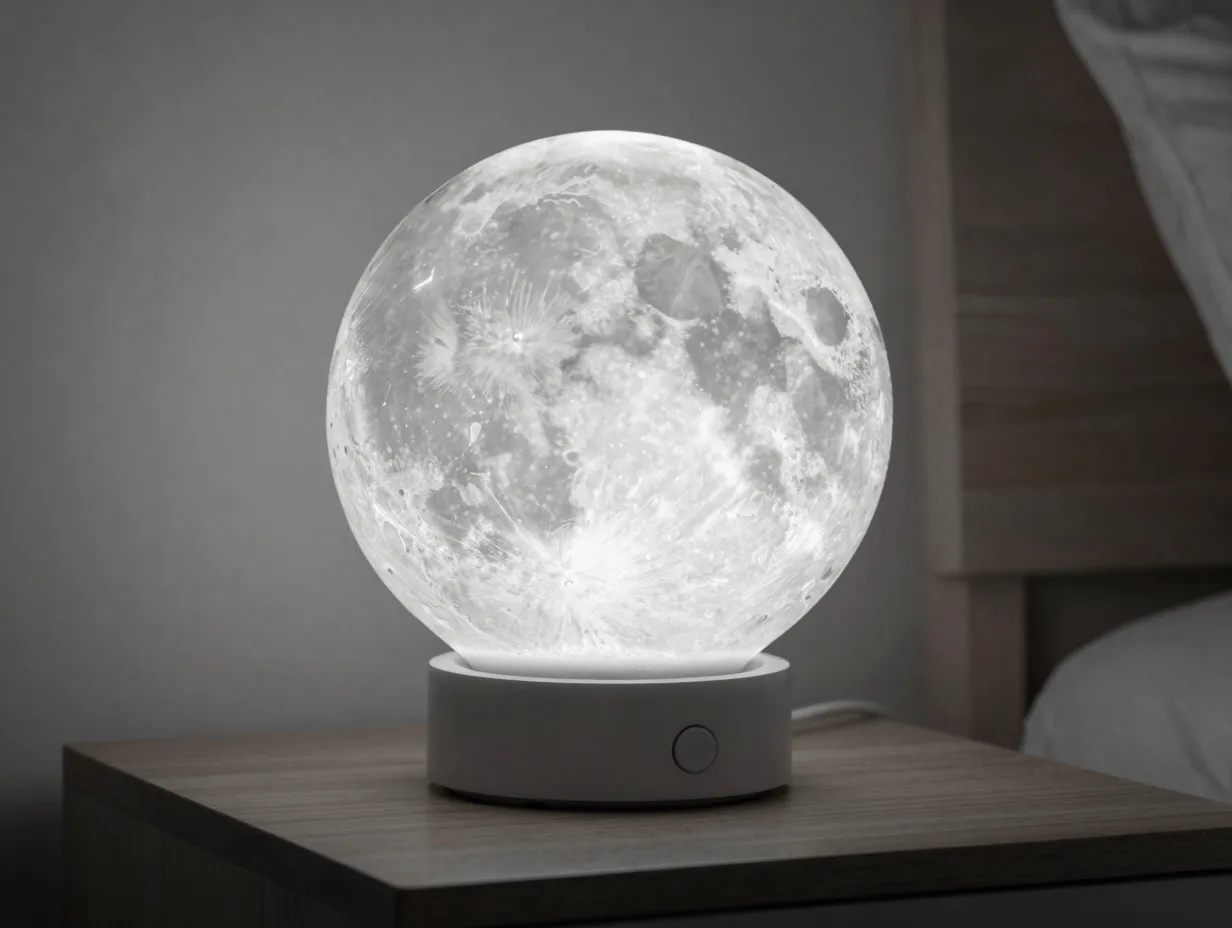 3d moon lamp lithophane