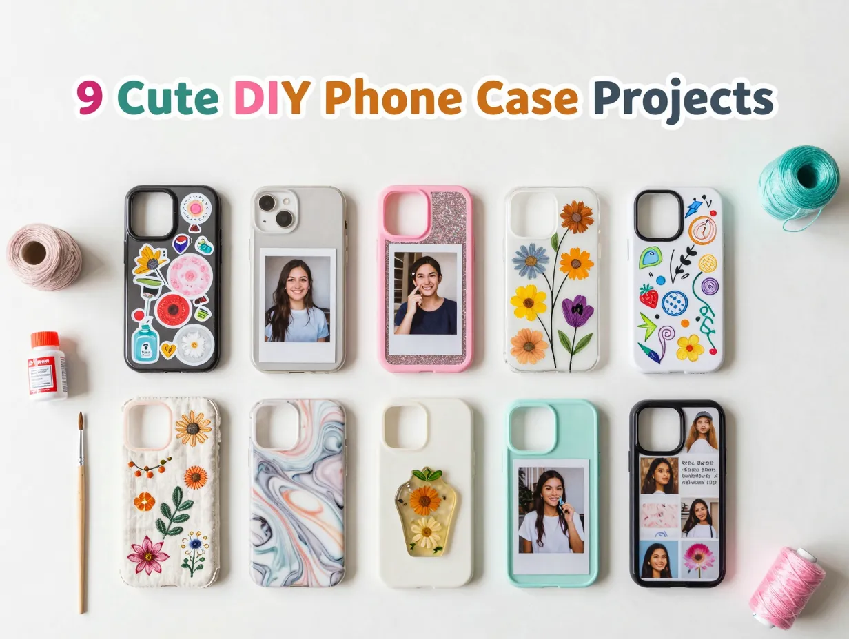 9 cute diy phone case projects