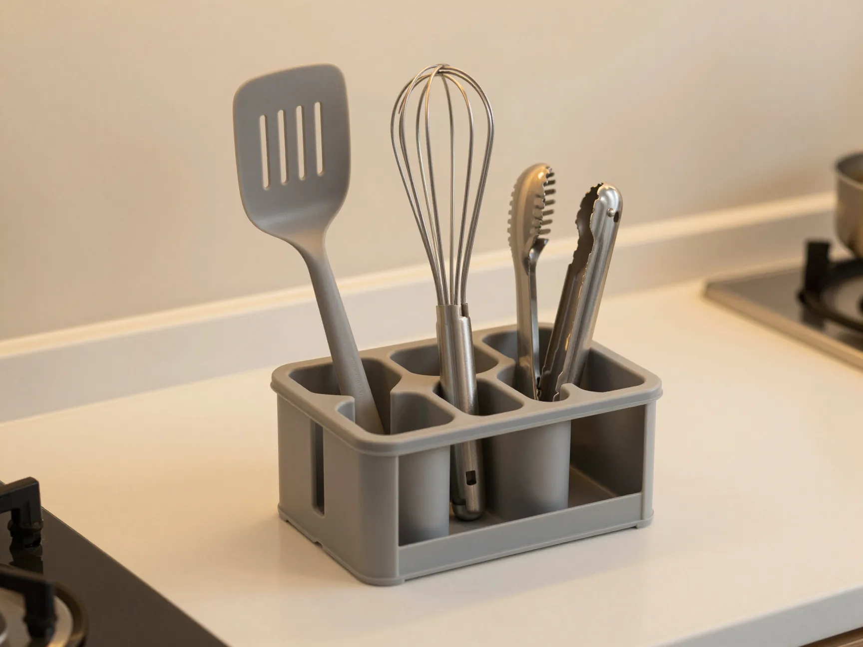 Utensil holder caddy