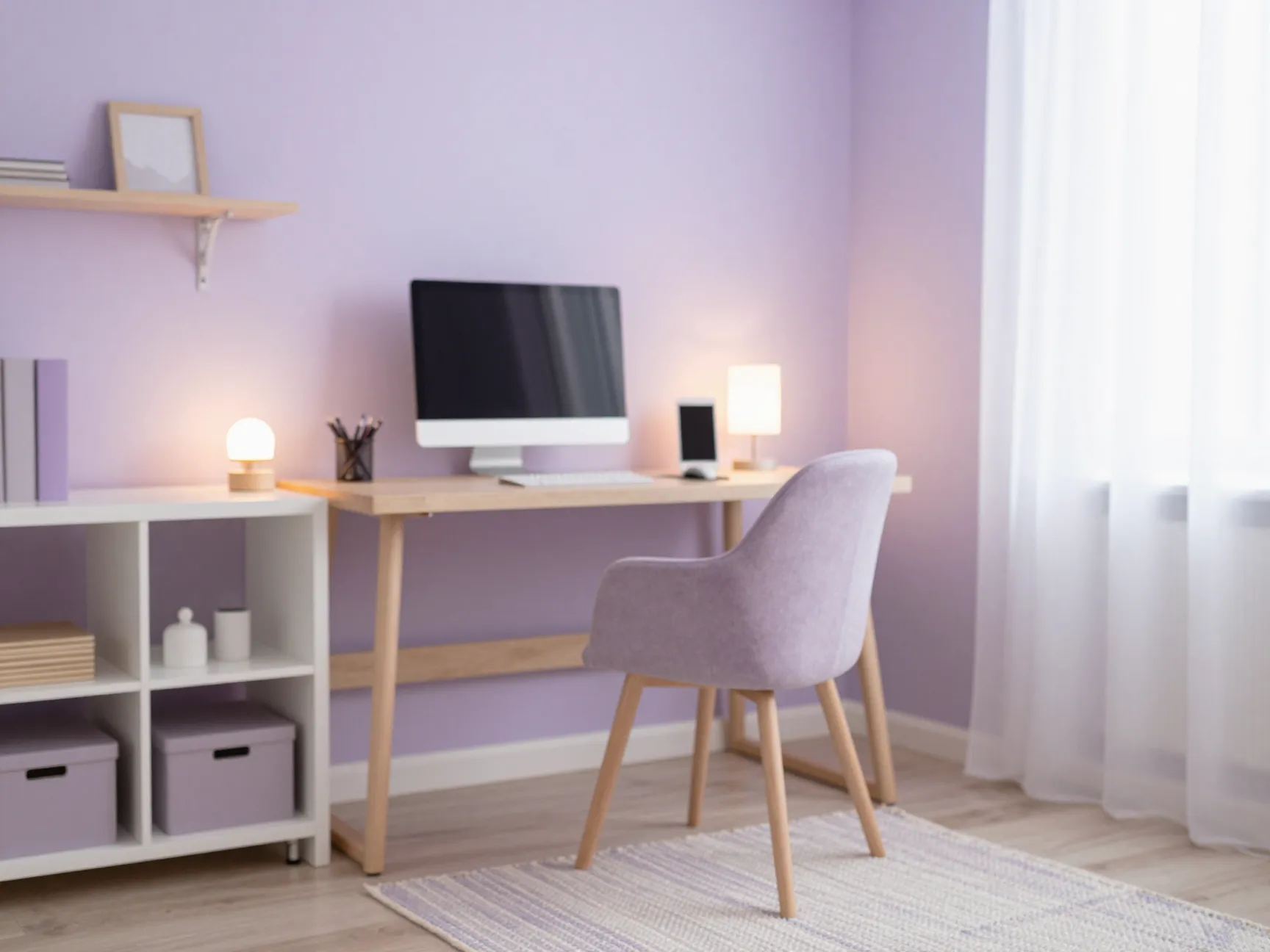 Lavender lounge theme