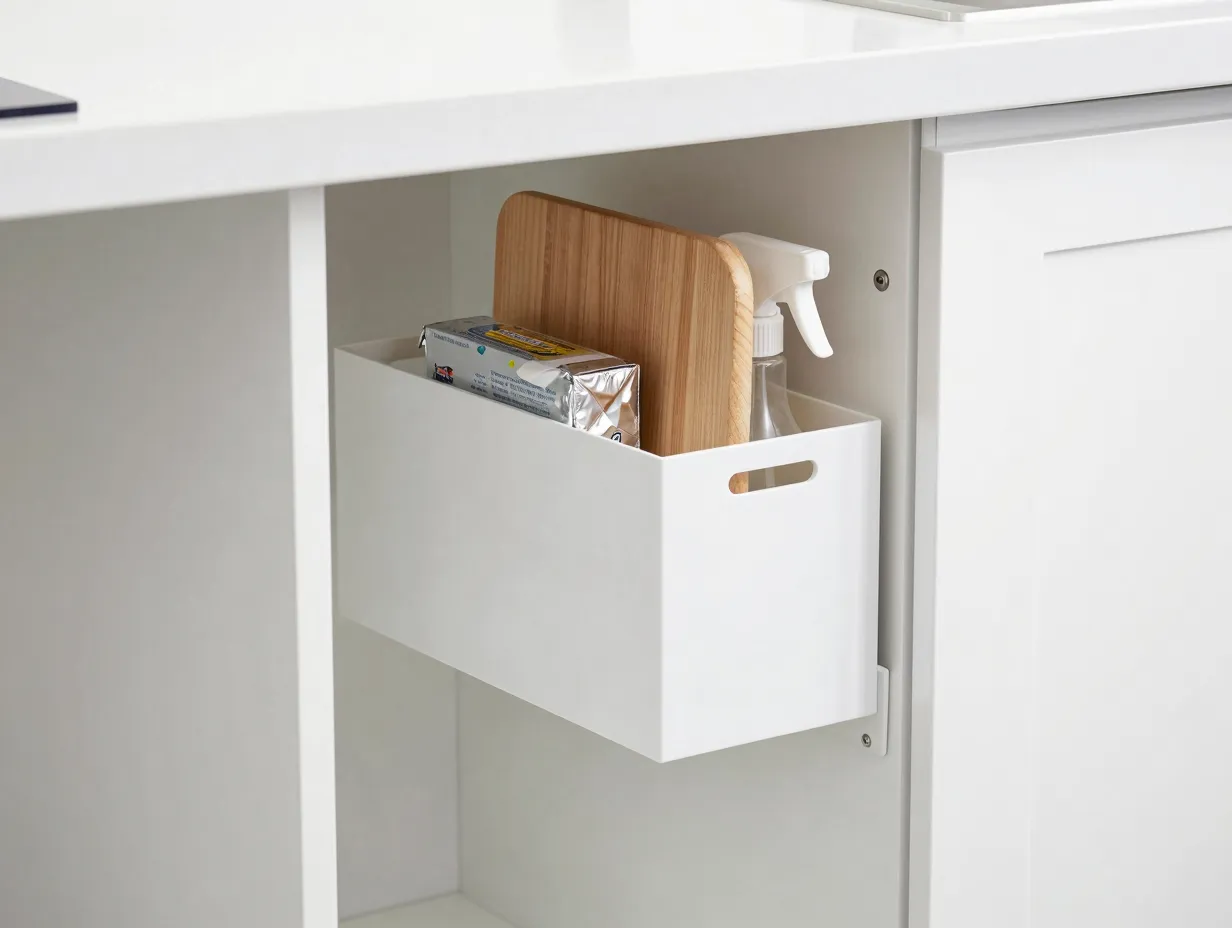 Cabinet door organizer