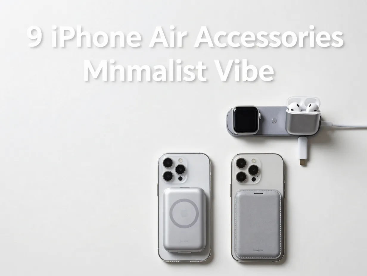 9 iphone air accessories minimalist vibe