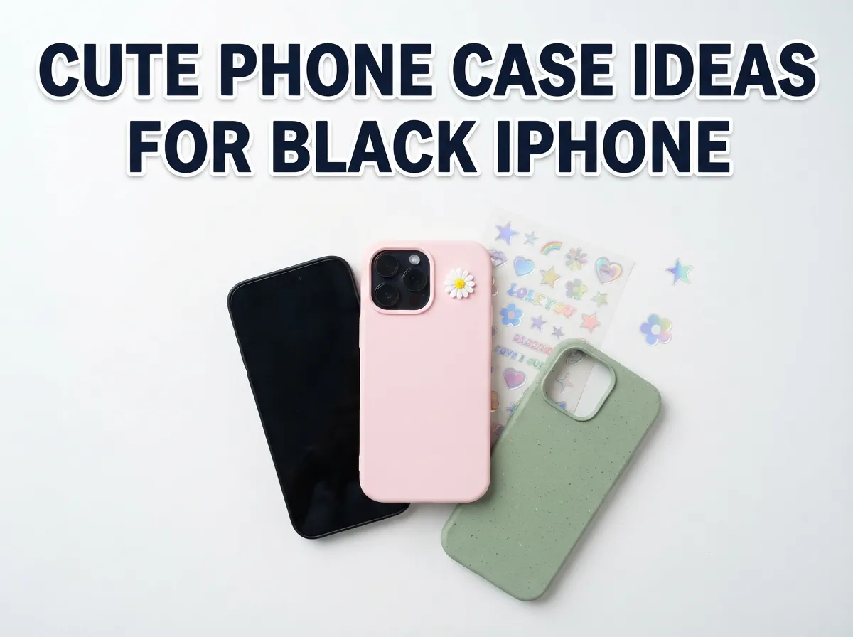 Cute phone case ideas for black iphone