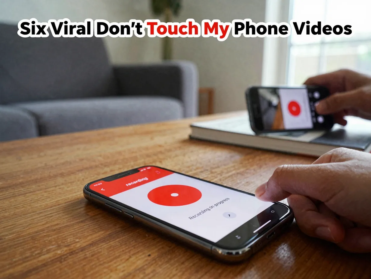 Six viral dont touch my phone videos