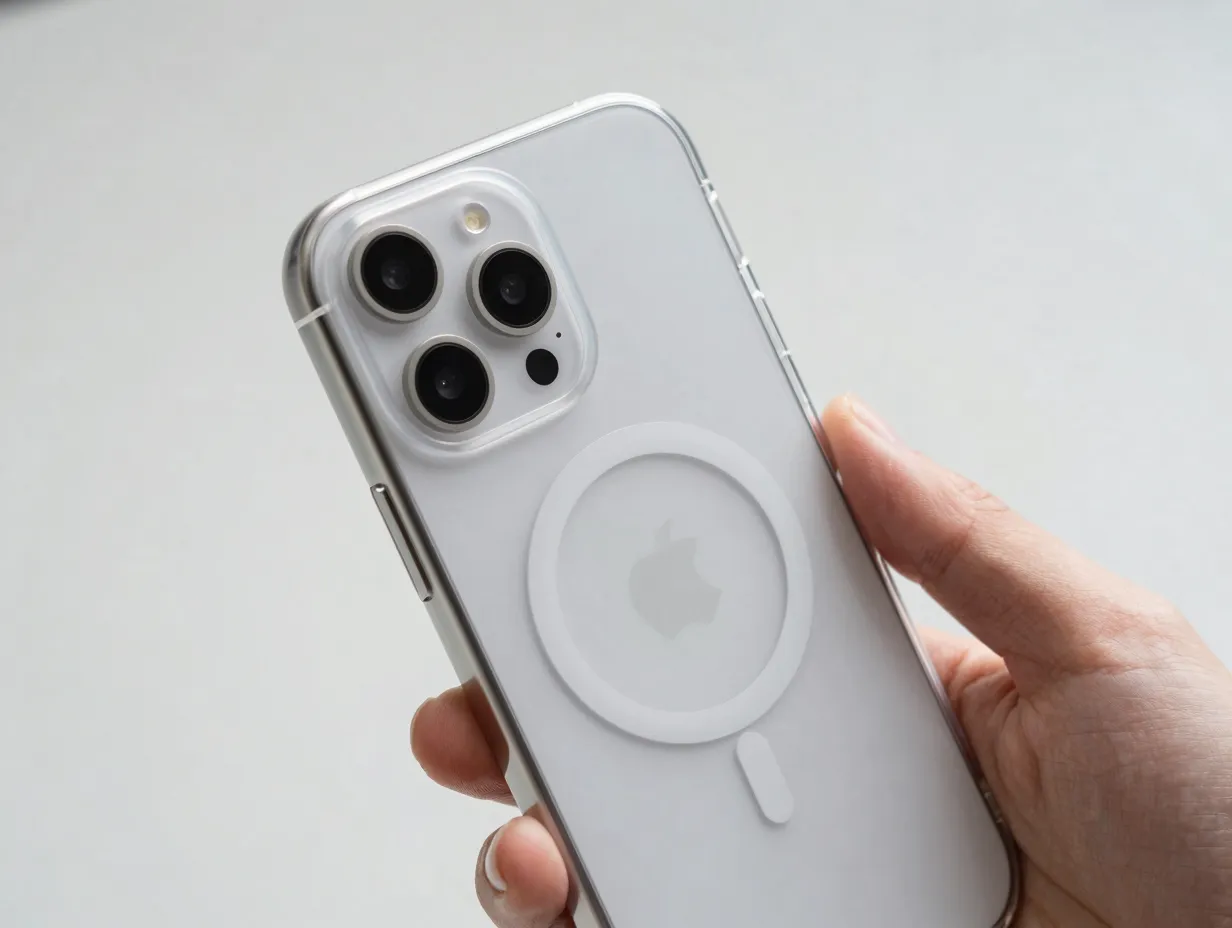Apple clear case with magsafe