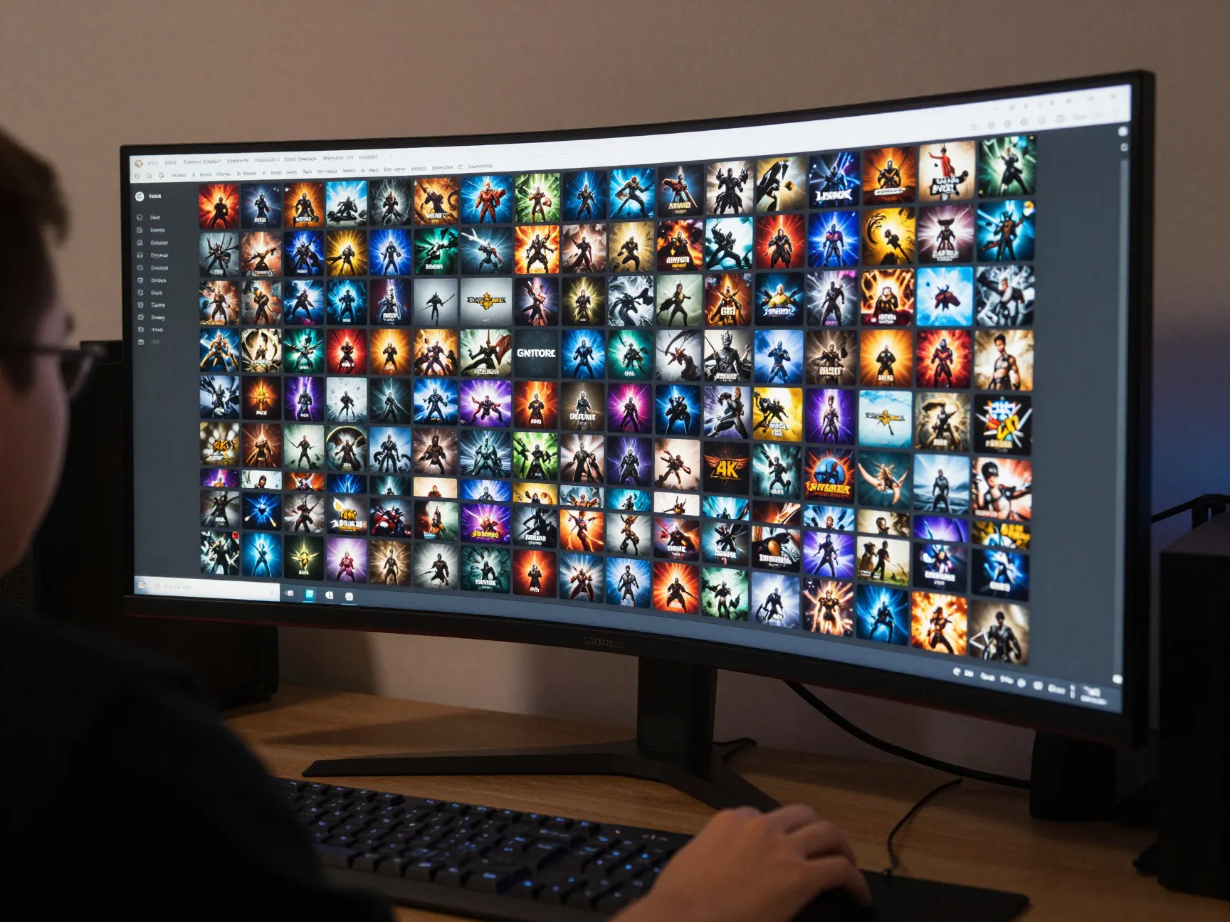 Wallpaperscoms 4k gaming shelf for sheer selection