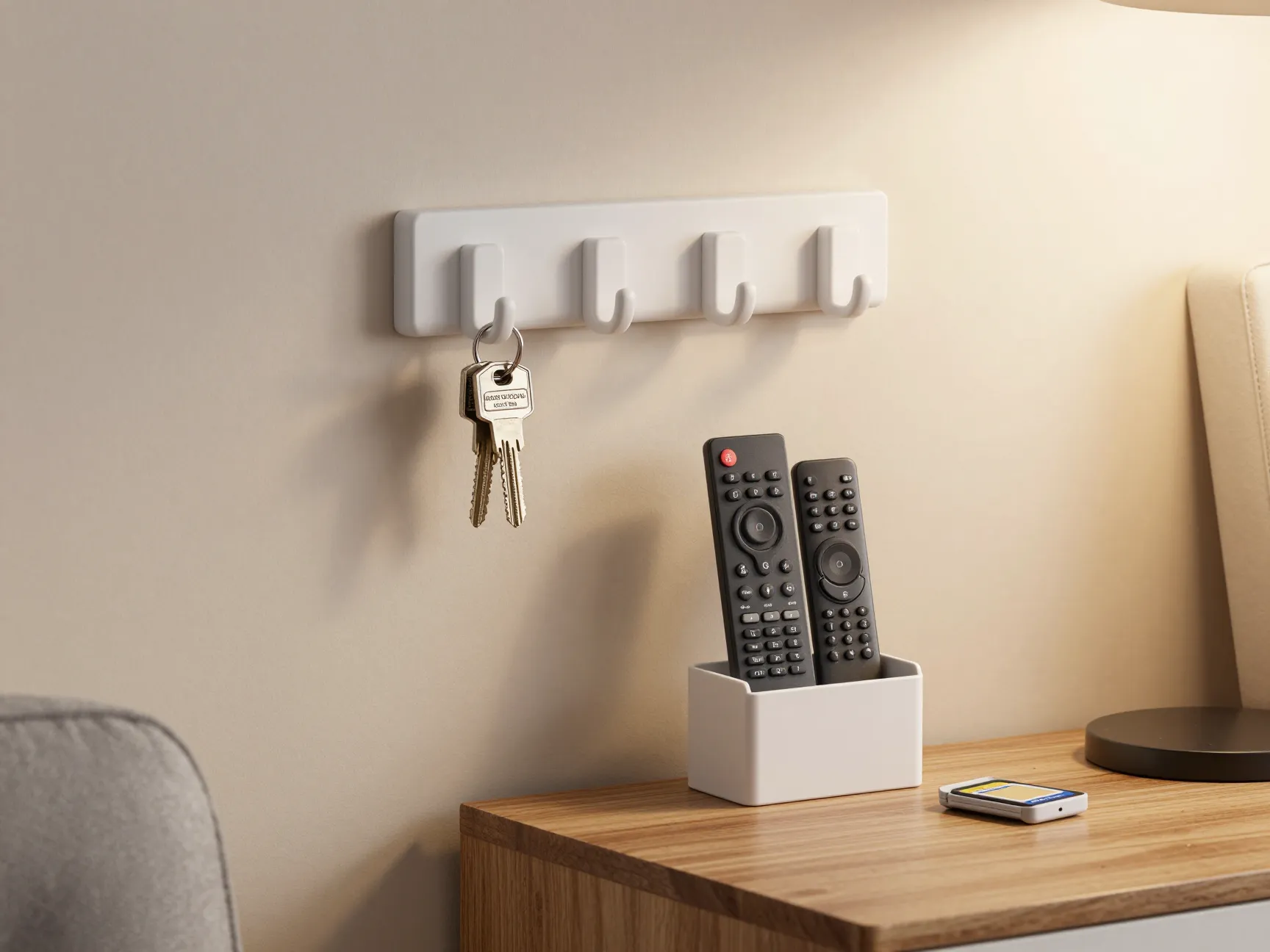 4 key holders remote organizers and sd card cases